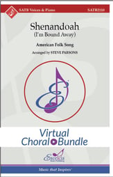 Shenandoah SATB choral sheet music cover